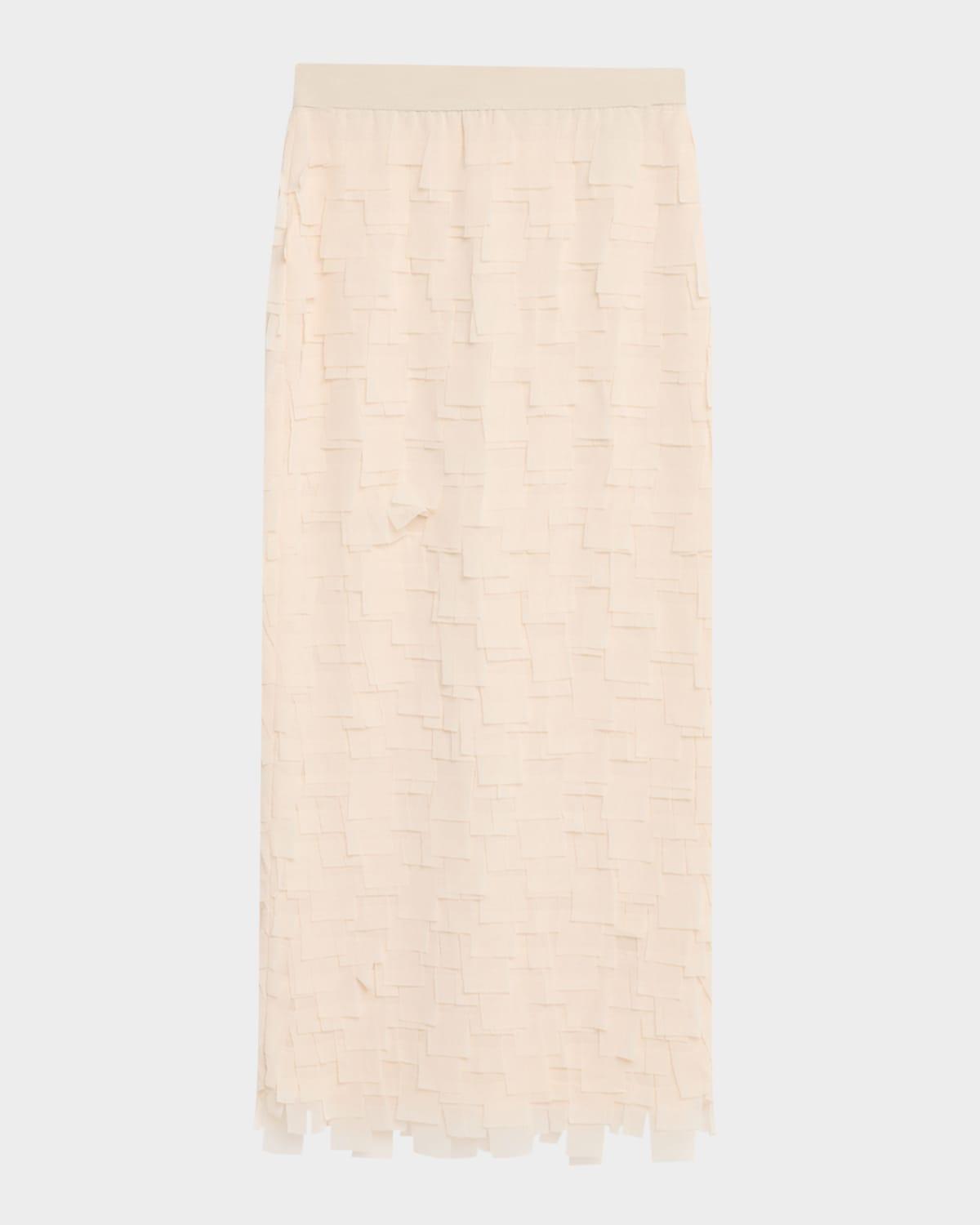 brianna layered midi skirt
