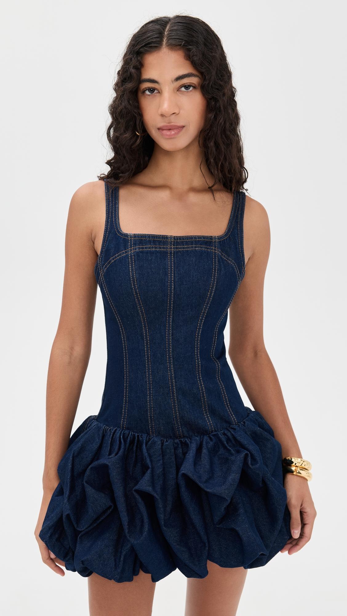 briar denim mini dress