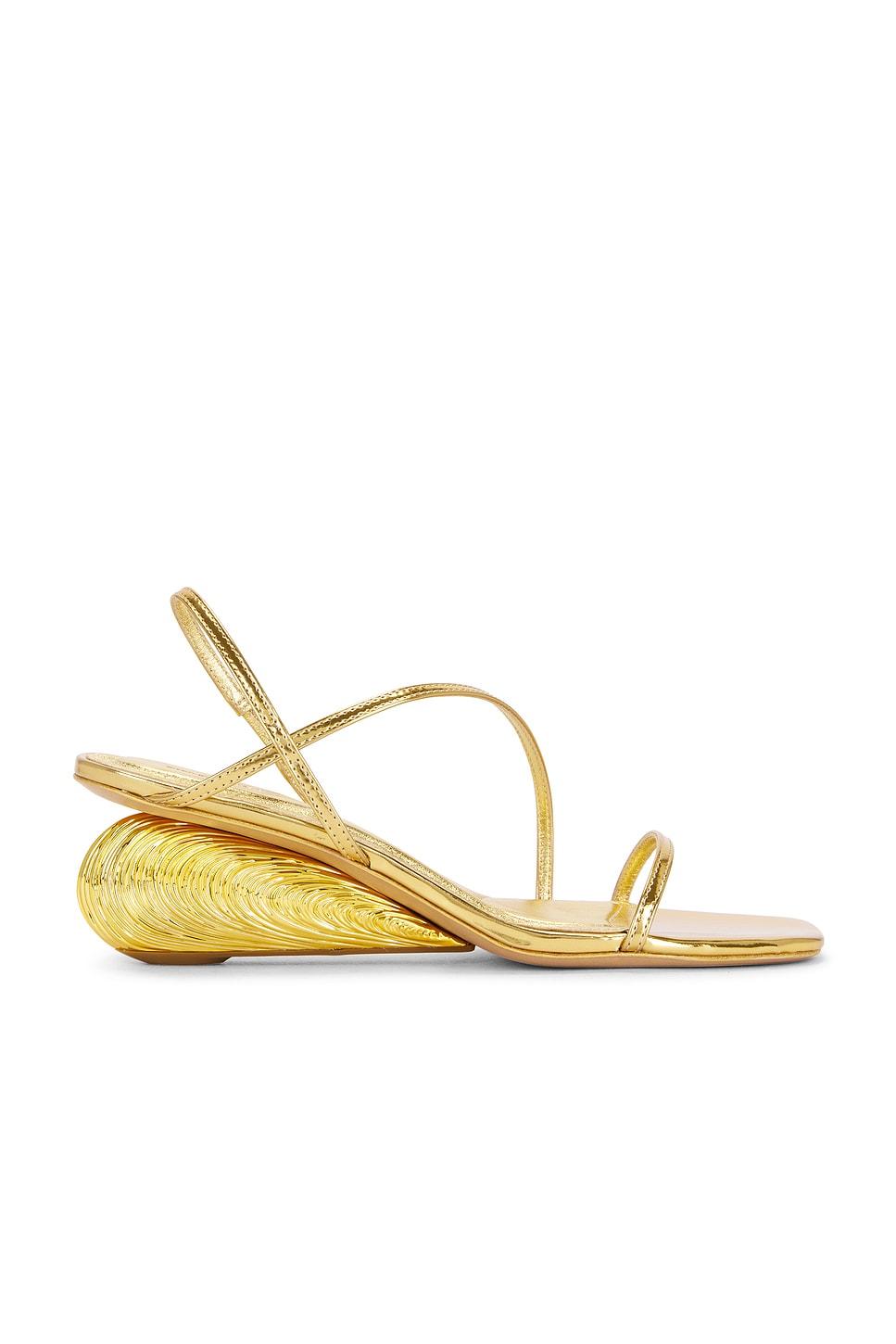bridget oyster shell wedge sandal