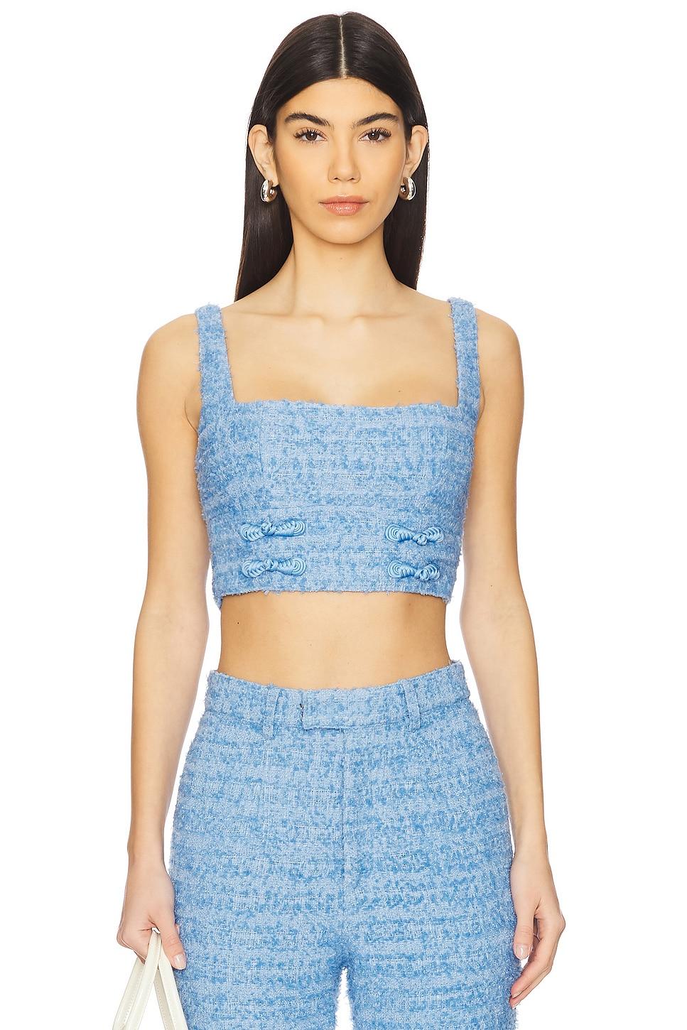 bridgette tweed top