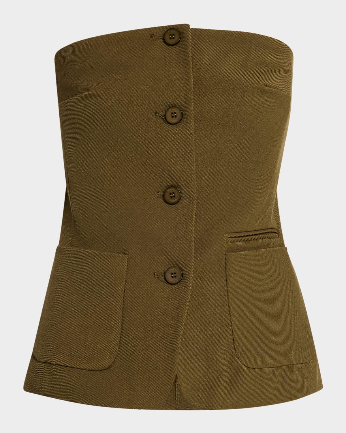 brigade corseted top