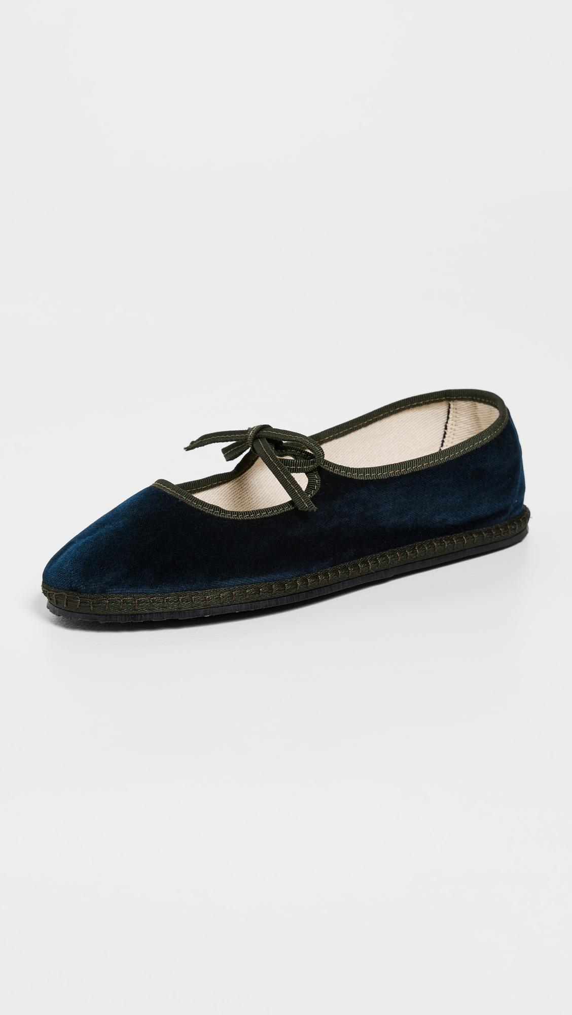 brigitte velvet mary jane flats