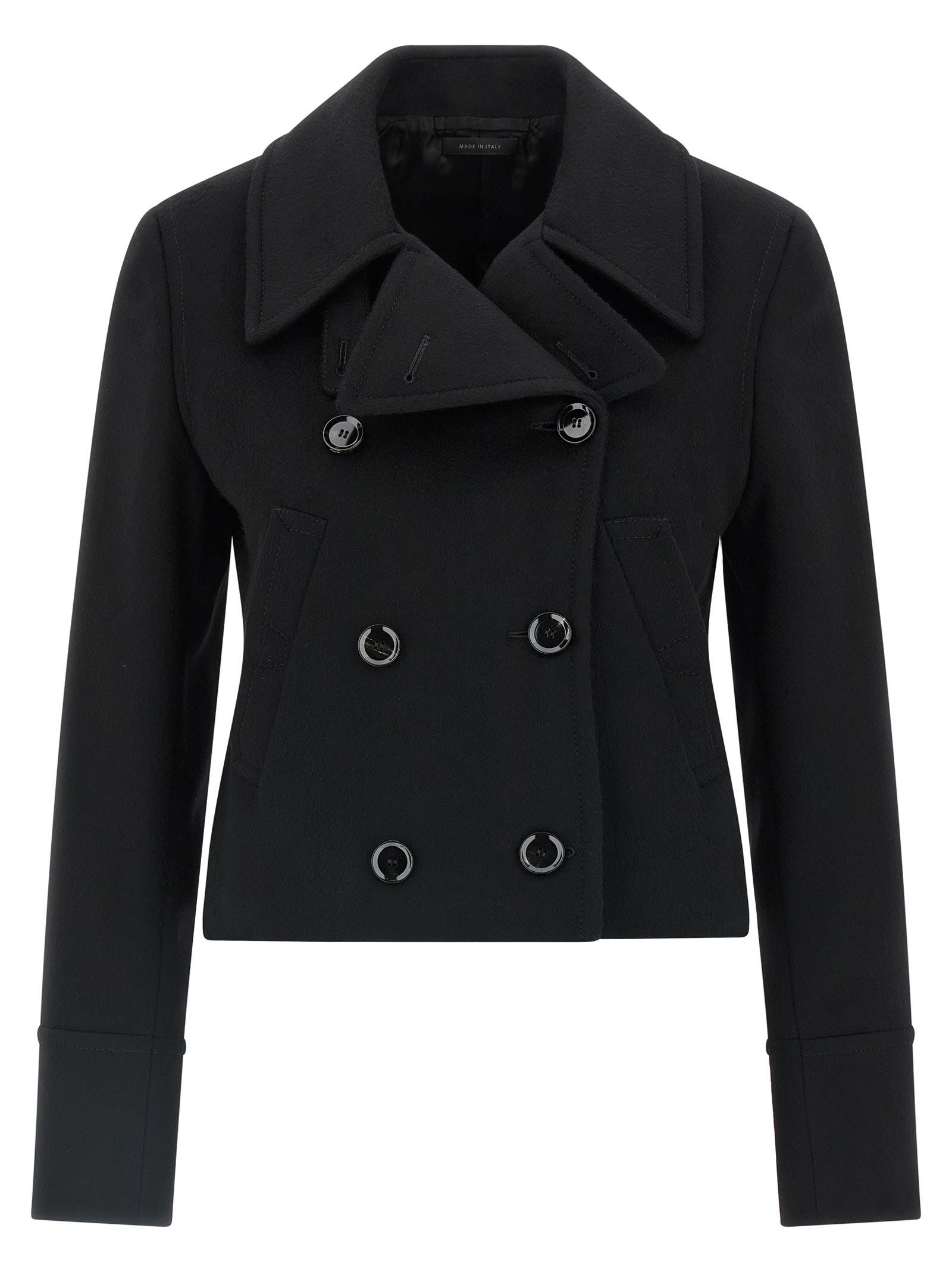 brioni cashmere cropped coat
