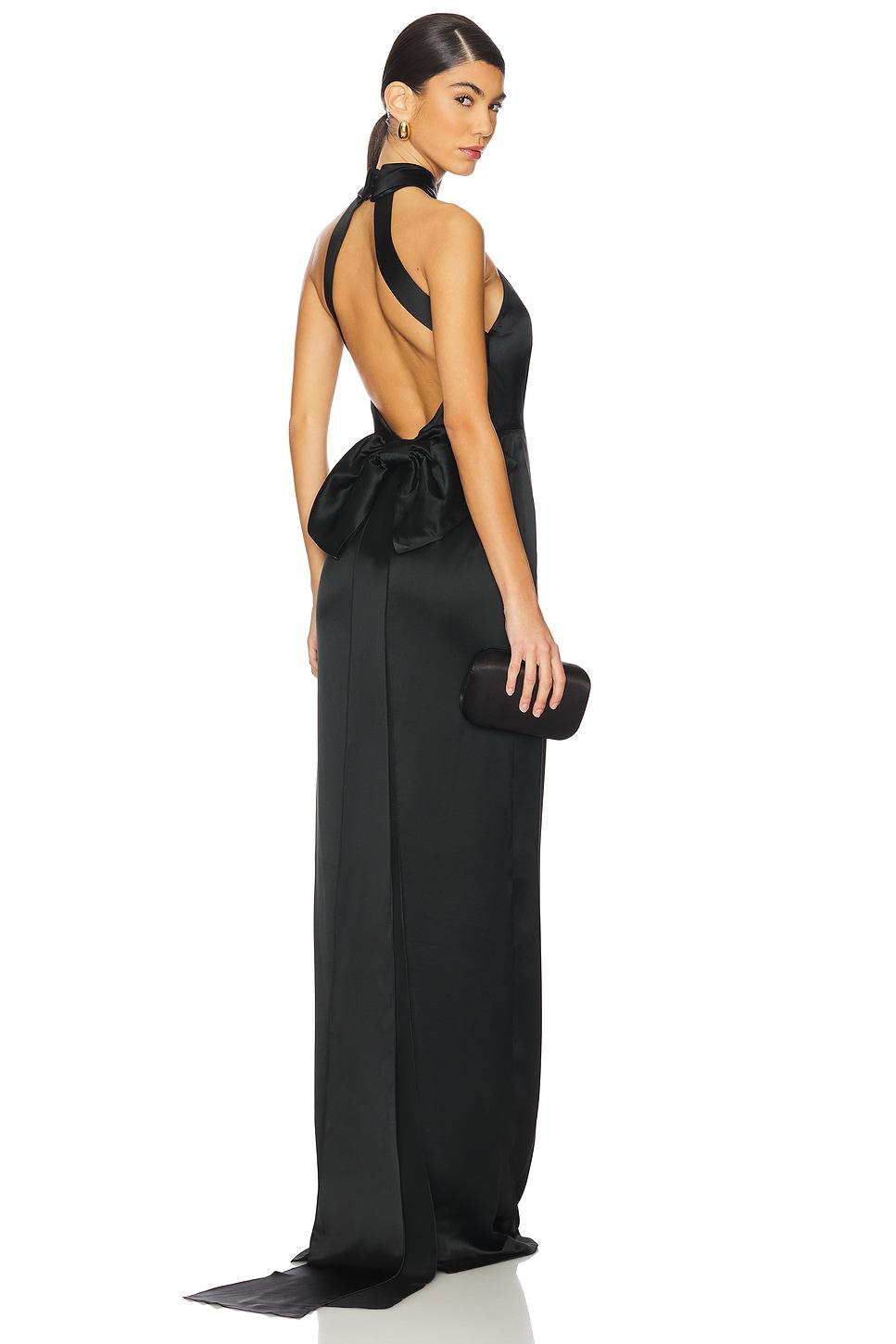 bristol bow evening dress