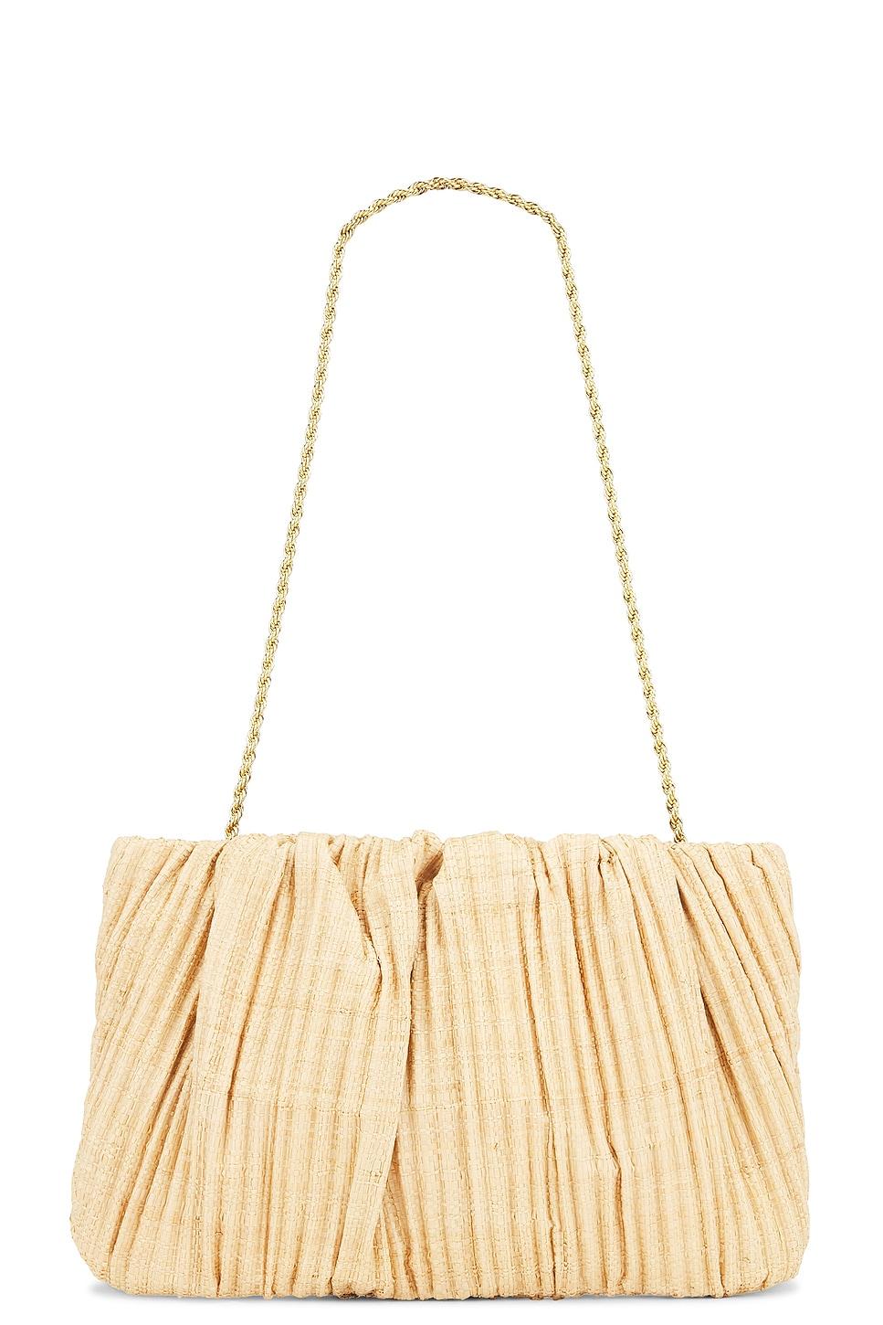 brit flat pleated pouch