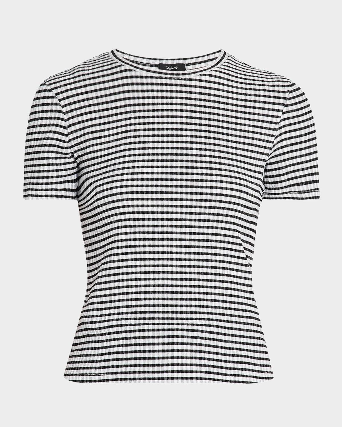 britty gingham t-shirt
