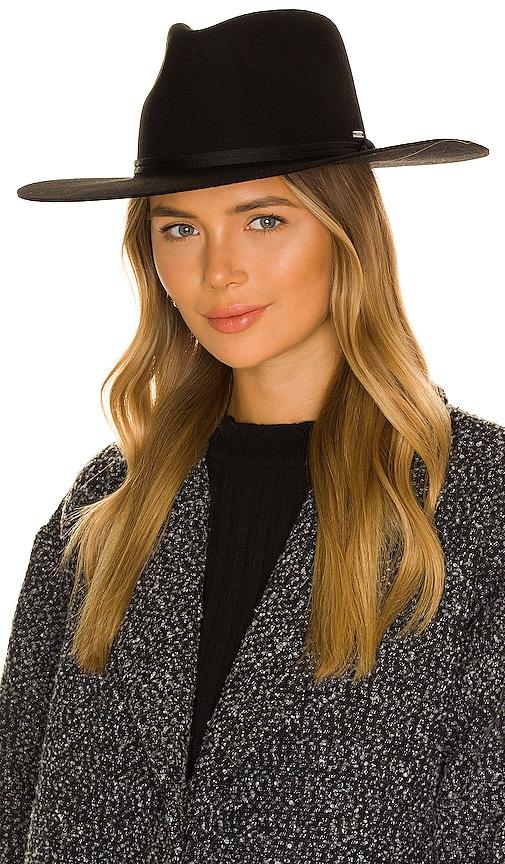 brixton cohen cowboy hat in black.