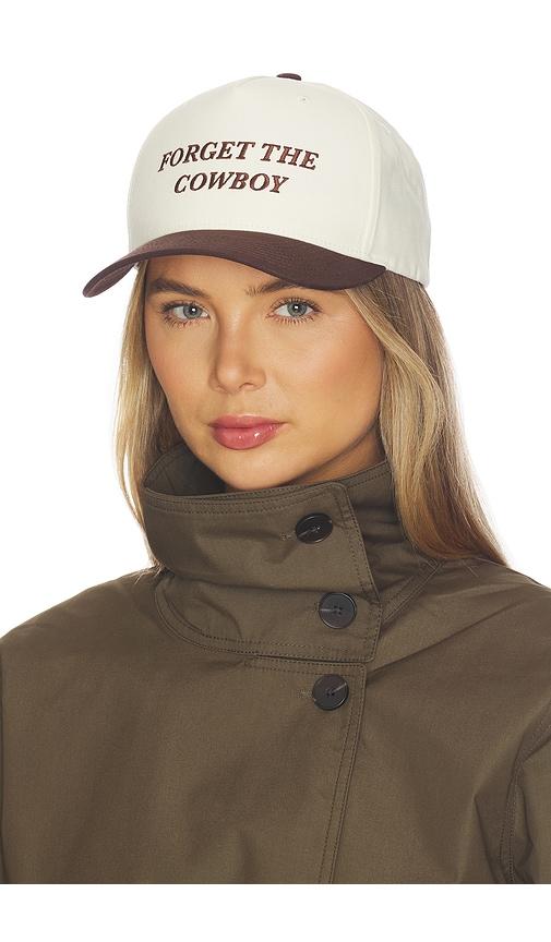 brixton forget the cowboy netplus snapback hat in cream,brown.