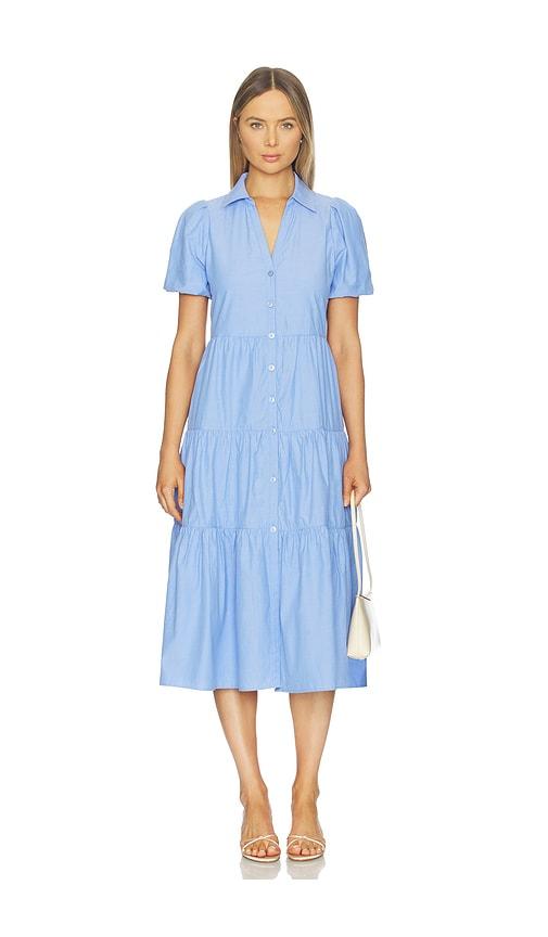 brochu walker havana dress in blue.