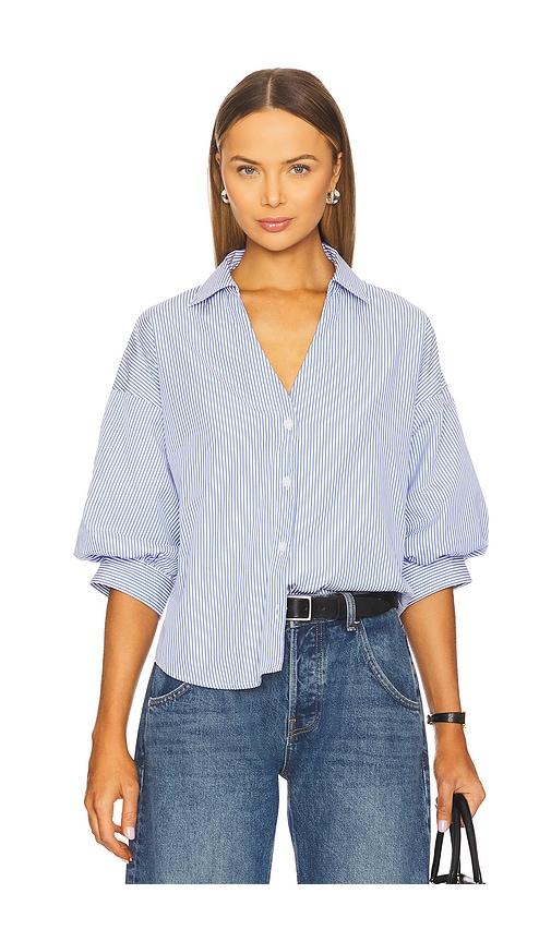 brochu walker kate shirt in blue.