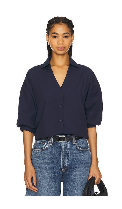 brochu walker kate shirt in navy.