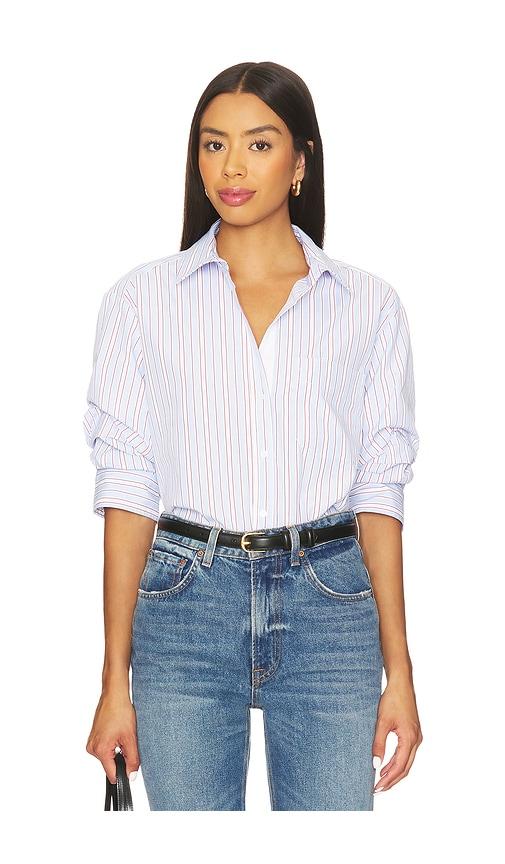 brochu walker pia shirt in baby blue.