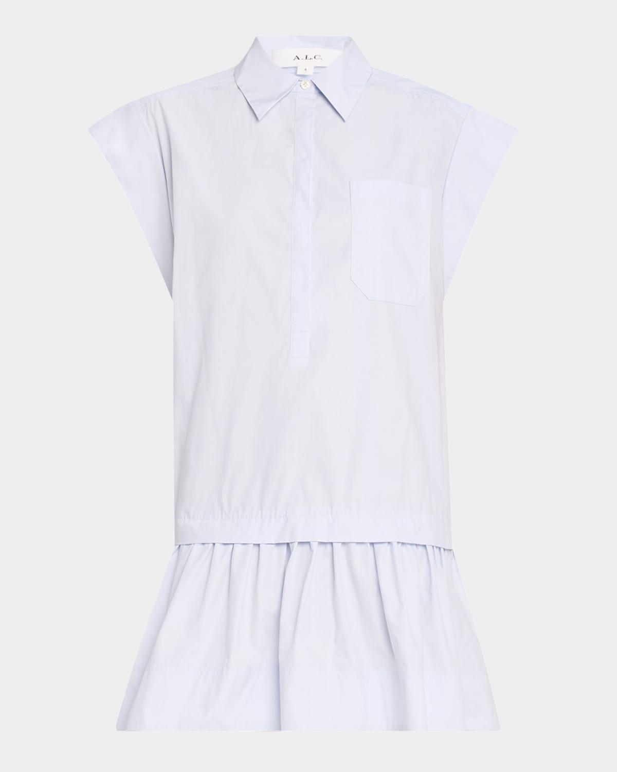 brock drop-waist shirtdress