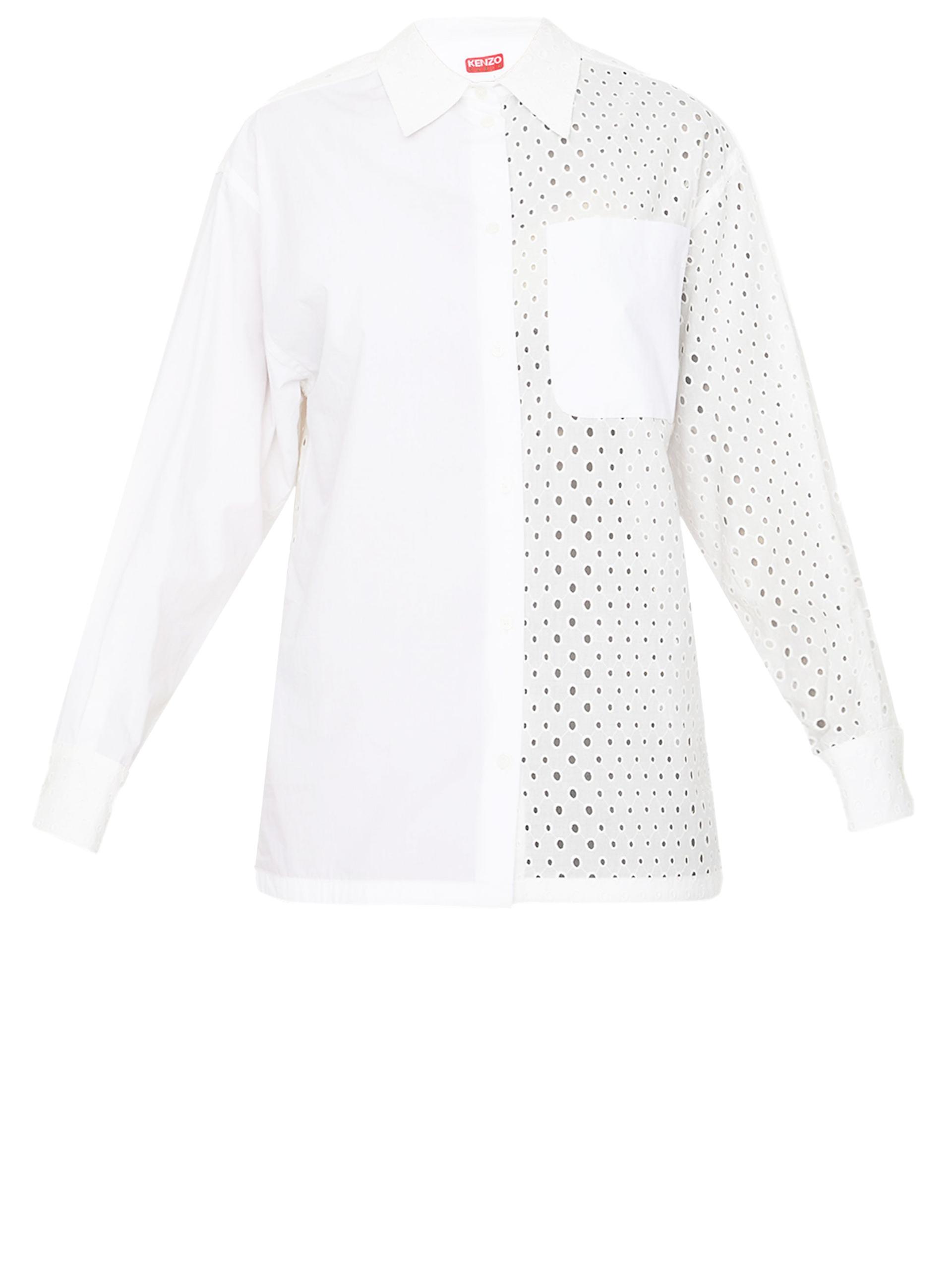 broderie anglaise cotton shirt