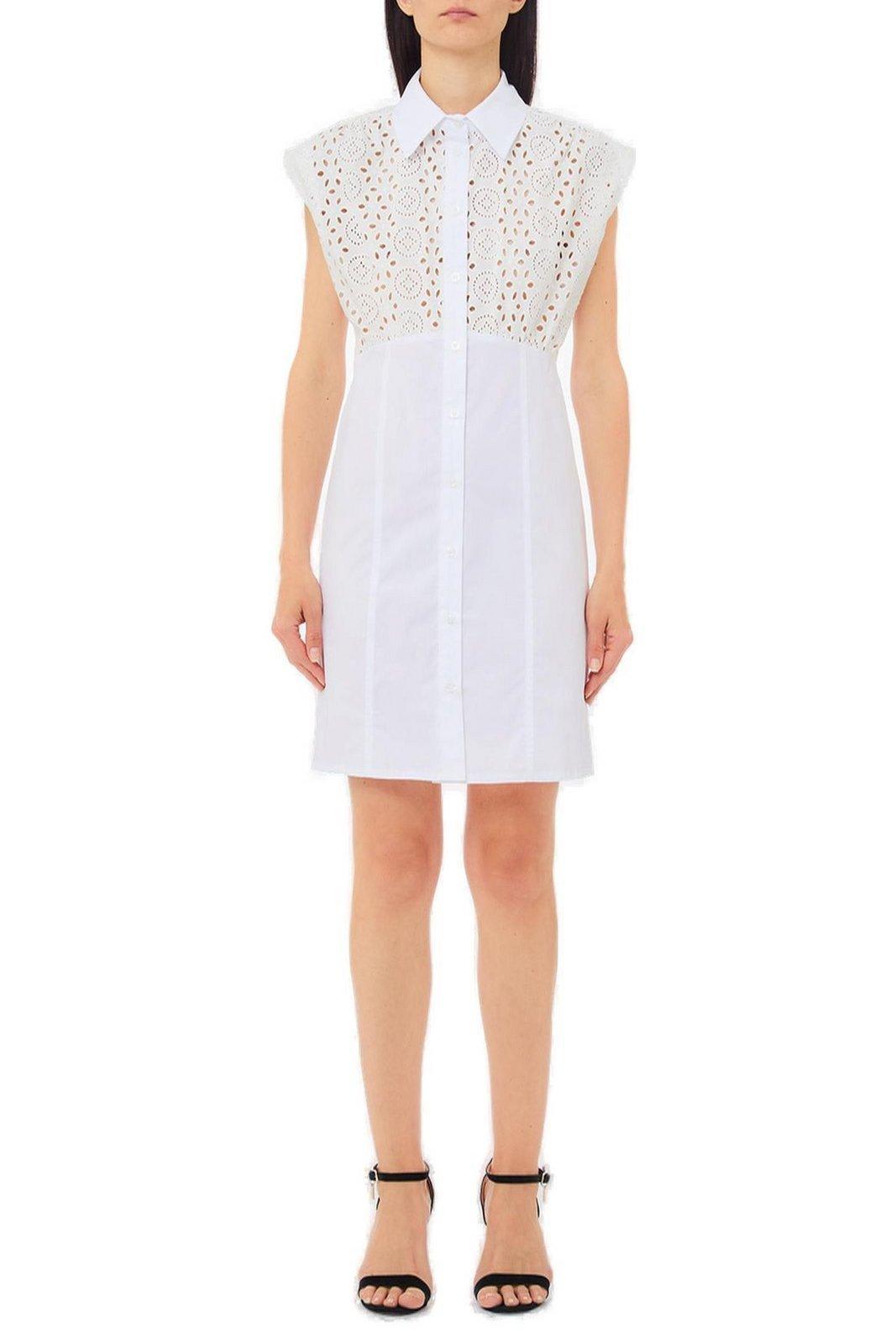 broderie anglaise shirt dress liu-jo