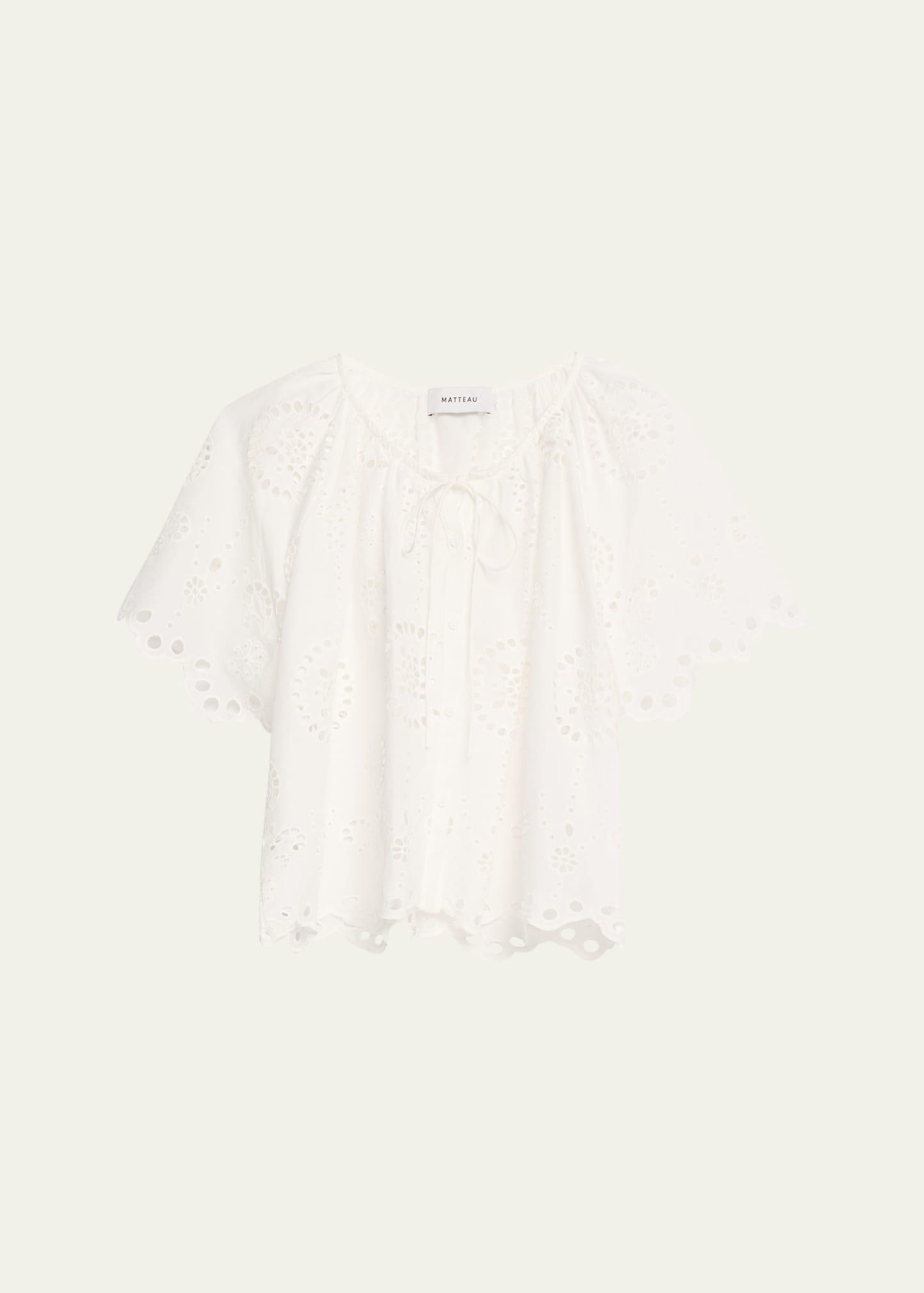 broderie blouse