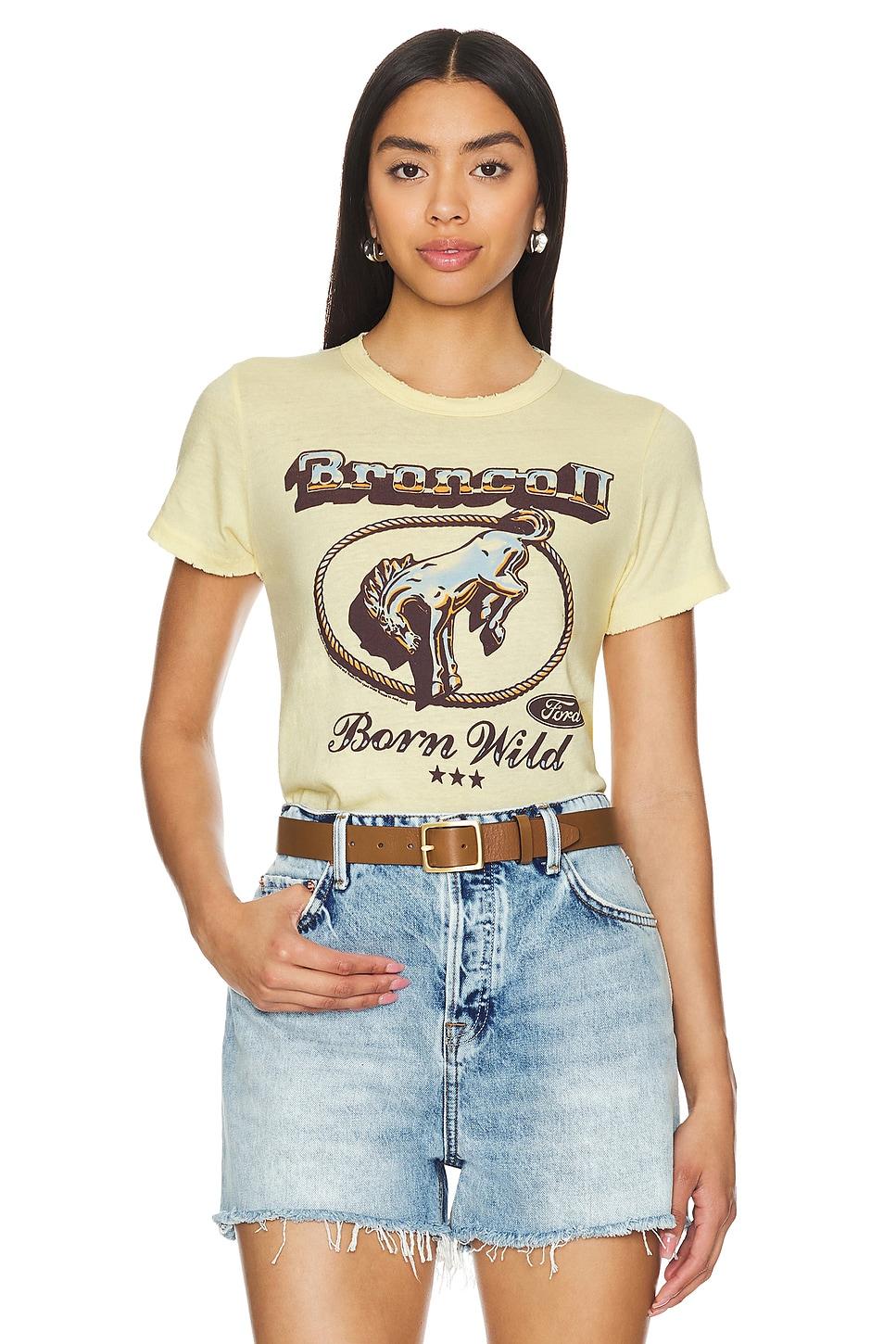 bronco born wild tee