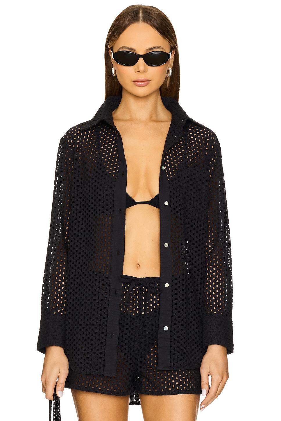 bronte button down top