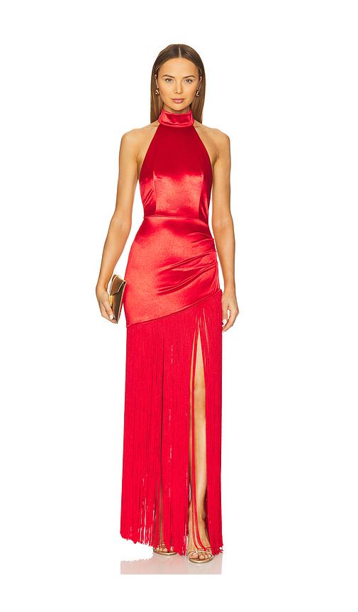 bronx and banco bali gown in red.