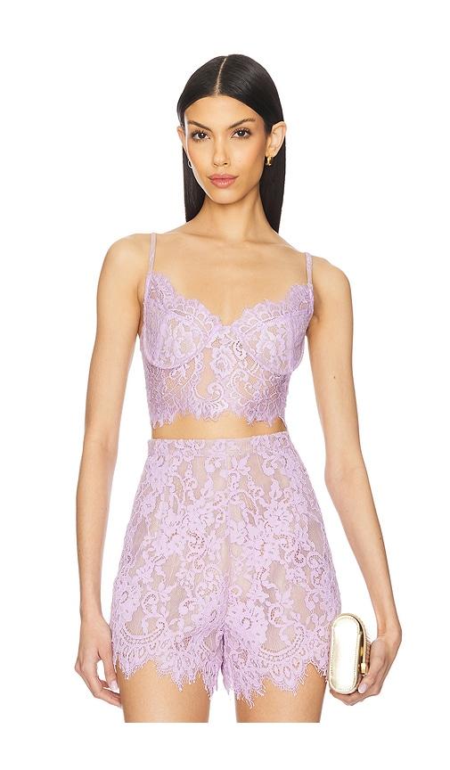 bronx and banco capri bralette in lavender.