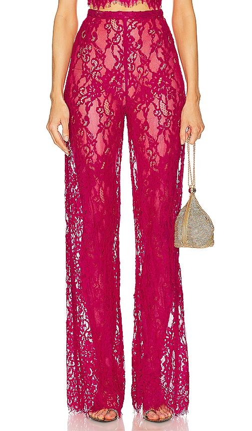 bronx and banco capri pant in fuchsia.