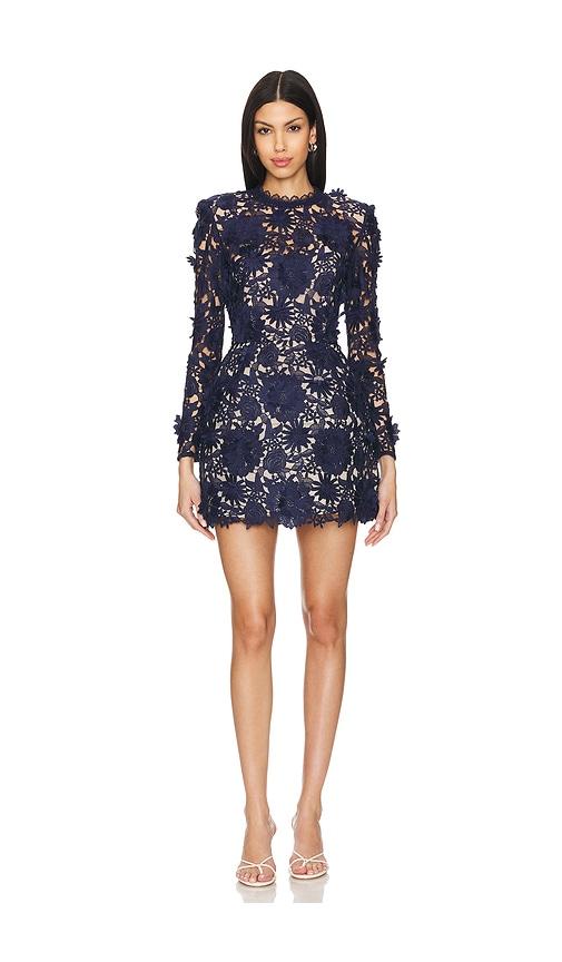 bronx and banco maia mini dress in navy.
