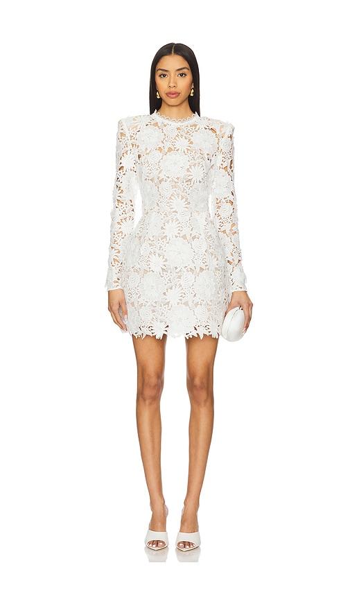bronx and banco maia mini dress in white.