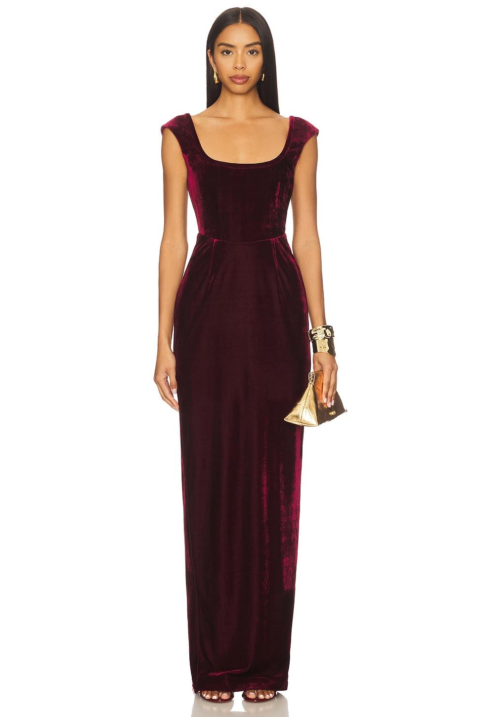 brooke velvet gown