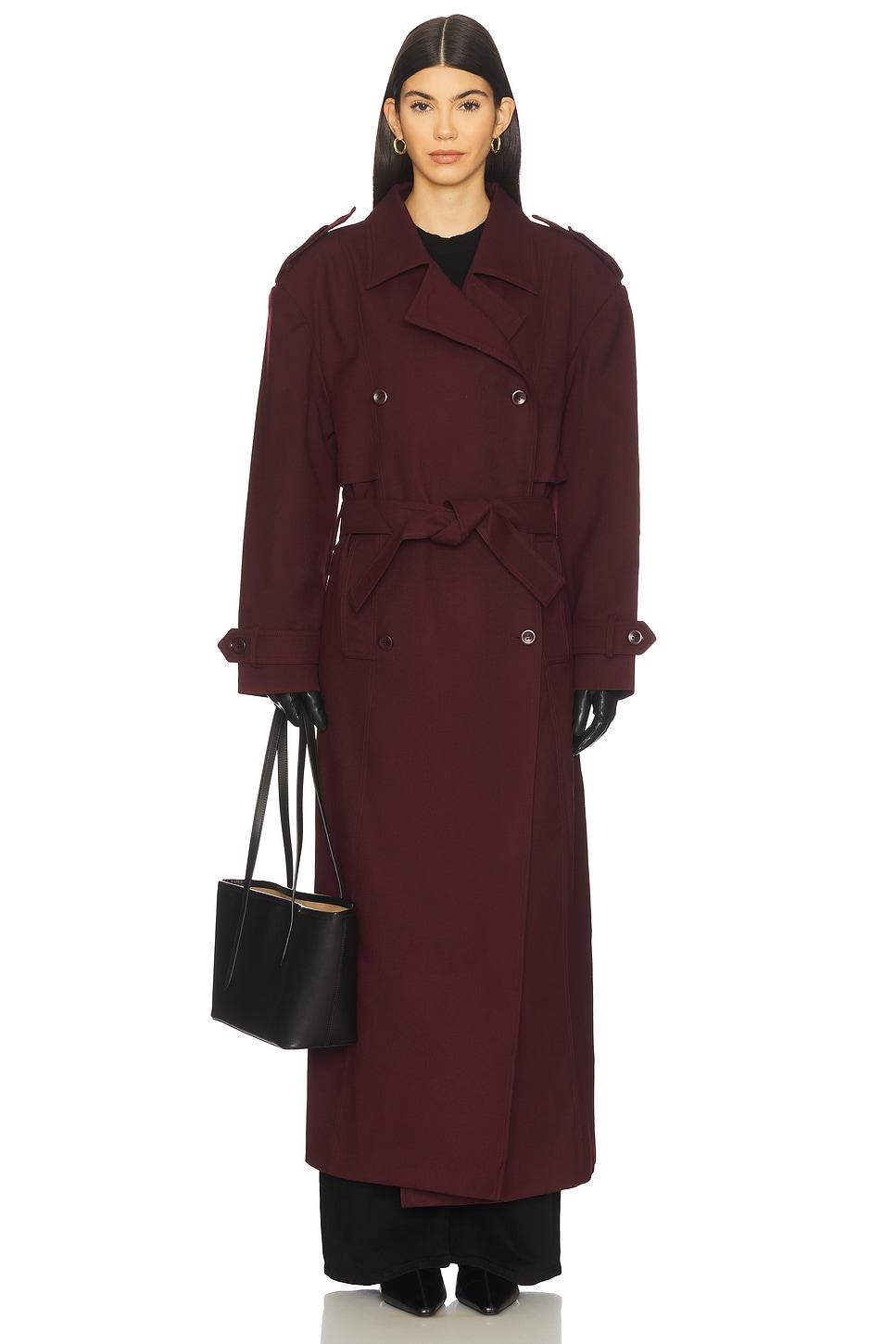brooklyn long trench coat