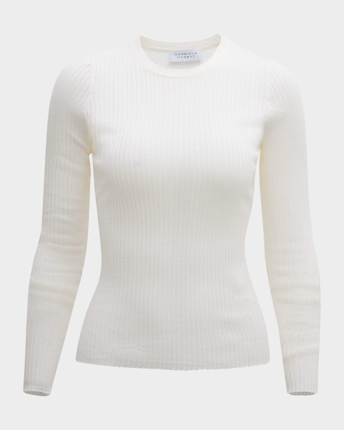 browning cashmere ribbed top