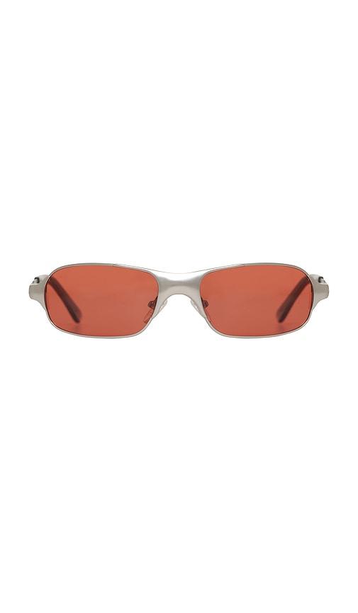 bru eyewear aitken sunglasses in red.