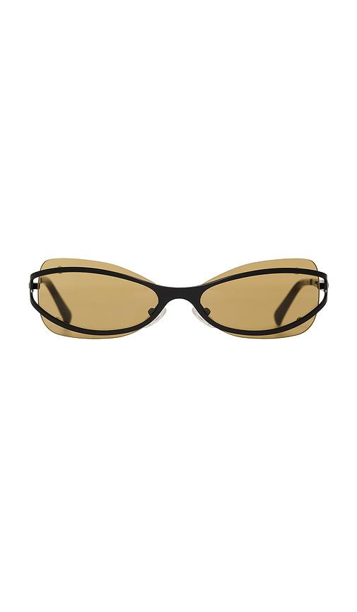 bru eyewear cannon sunglasses in yellow.