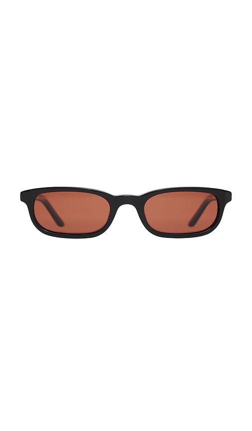 bru eyewear flossie sunglasses in brown.