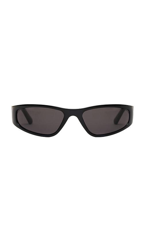 bru eyewear strada sunglasses in black.