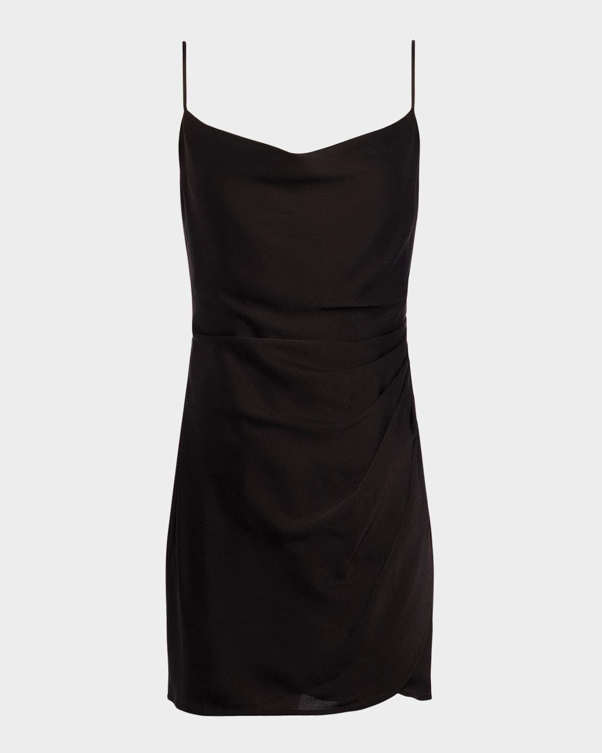 bruna faux wrap cami dress
