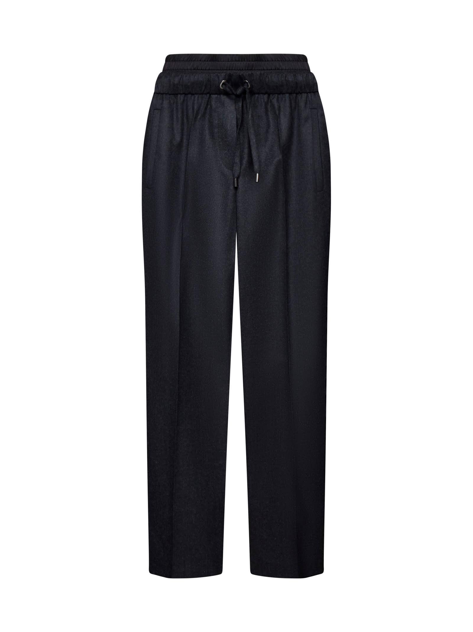brunello cucinelli baggy cigarette trousers