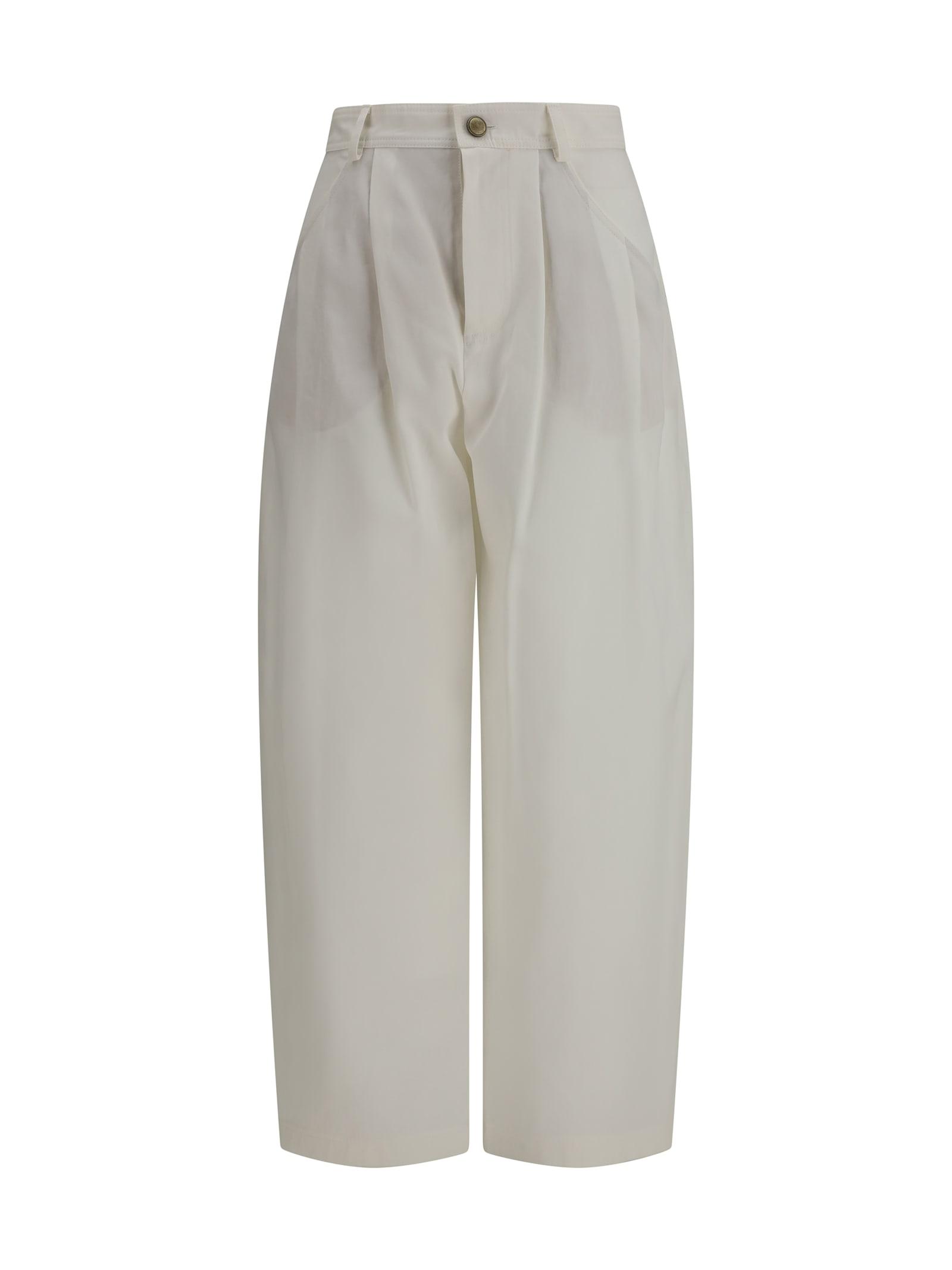 brunello cucinelli barrel fit jeans with pockets