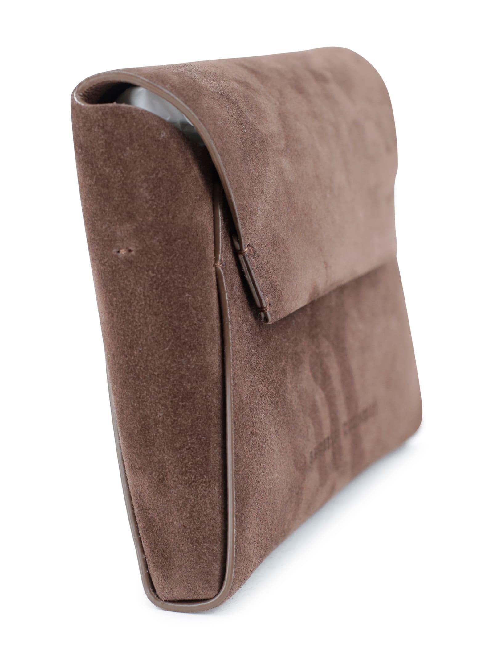 brunello cucinelli bc duo clutch