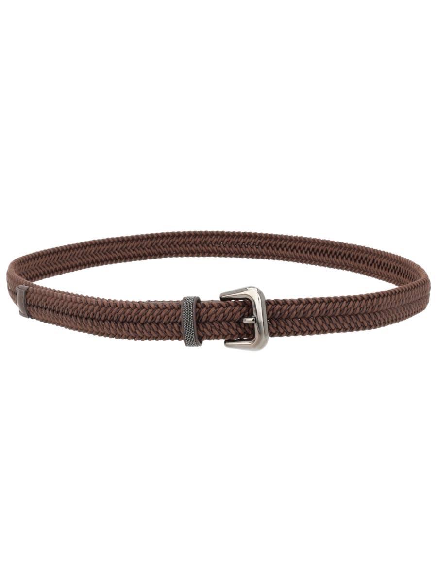 brunello cucinelli braided belt