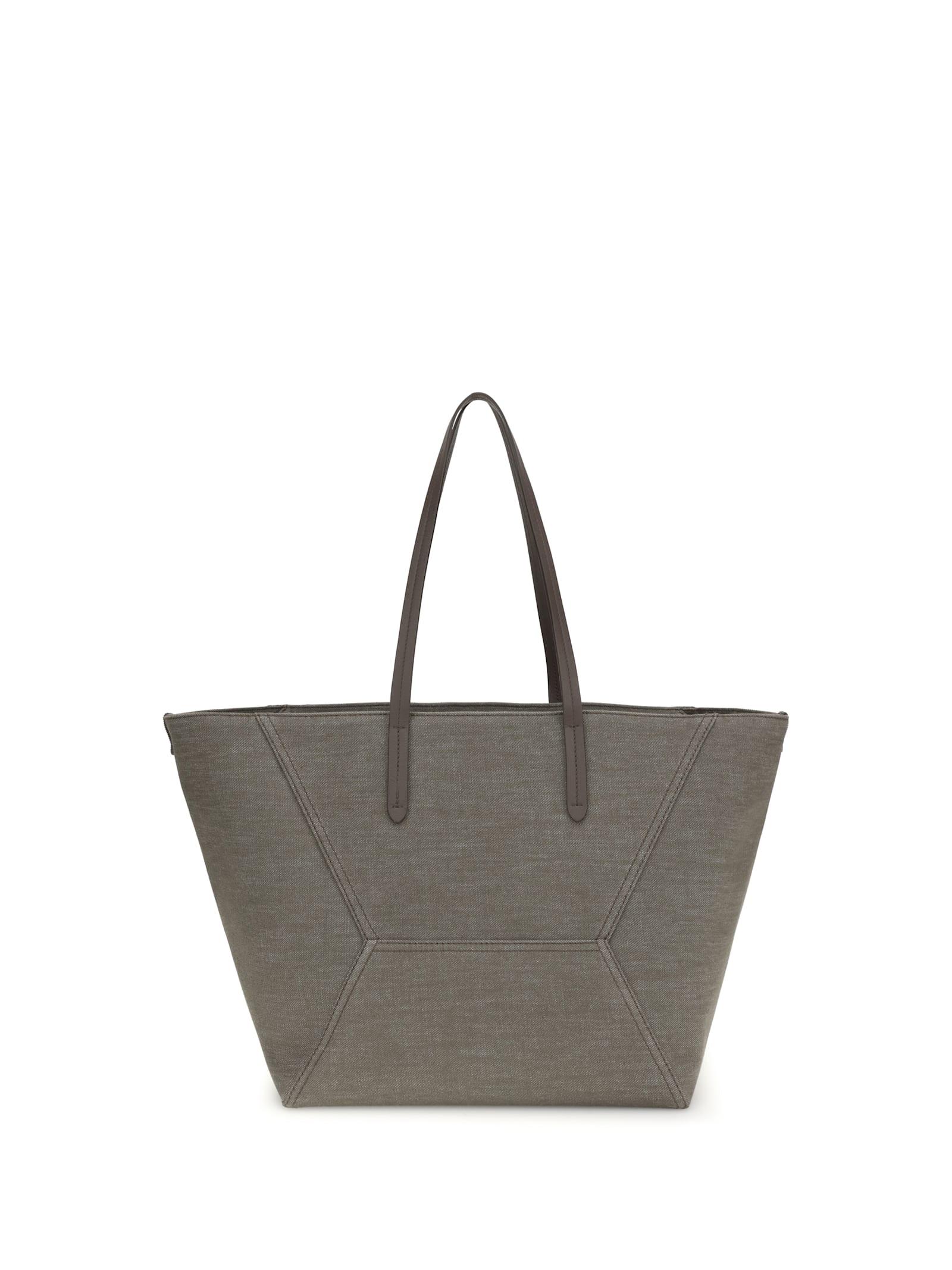 brunello cucinelli canvas bc tote bag