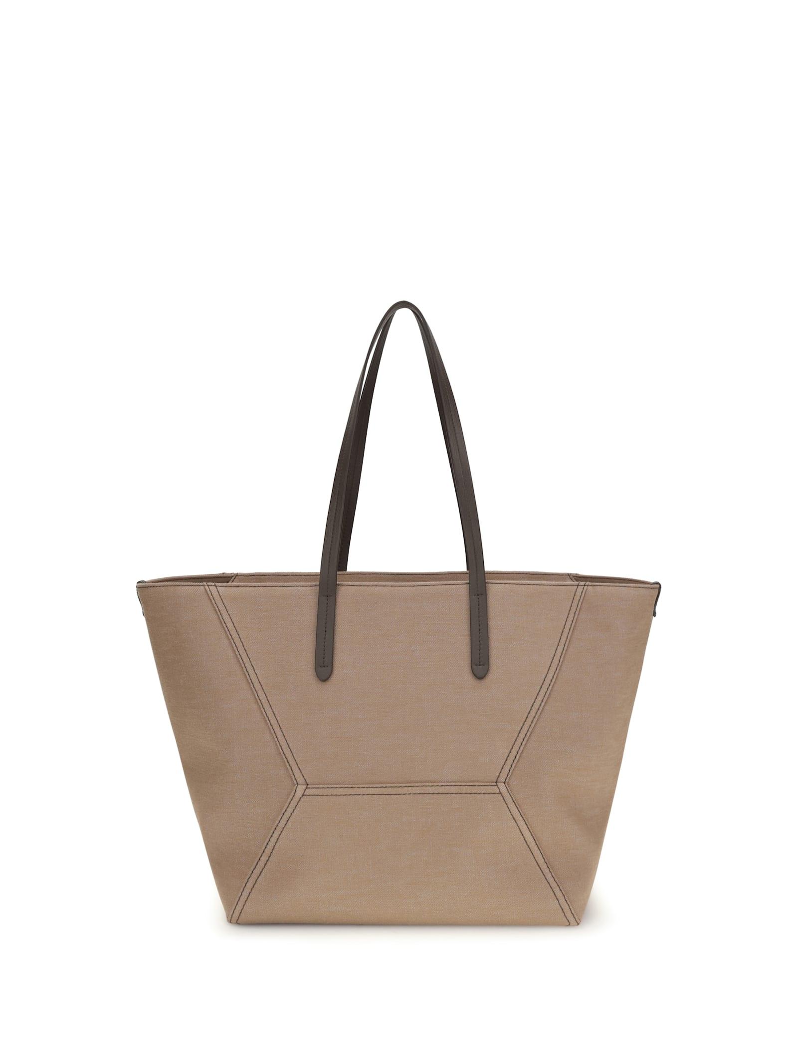 brunello cucinelli canvas bc tote bag