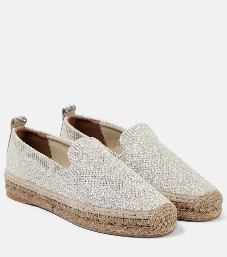 brunello cucinelli canvas espadrilles
