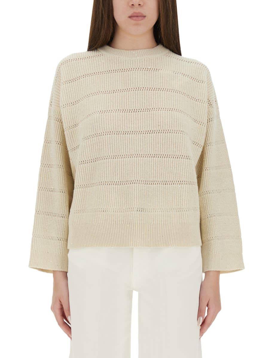 brunello cucinelli cashmere and wool sweater
