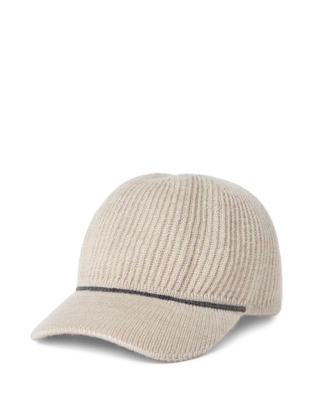 brunello cucinelli cashmere baseball cap