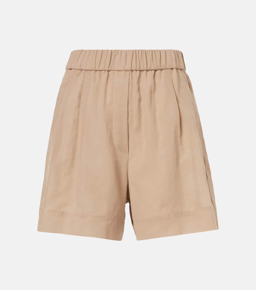 brunello cucinelli cotton bermuda shorts