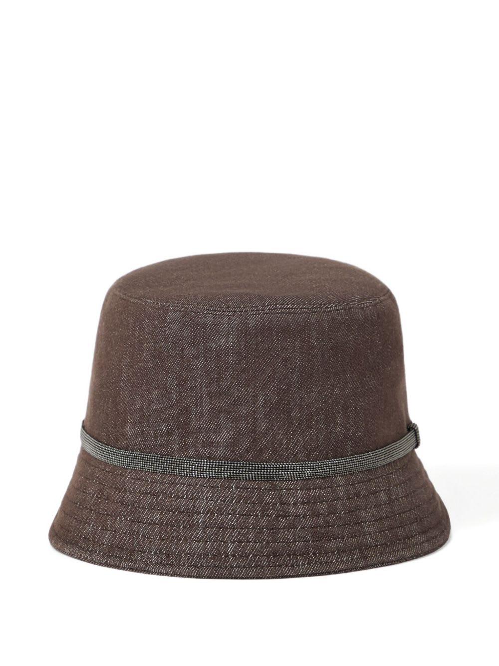 brunello cucinelli cotton bucket hat