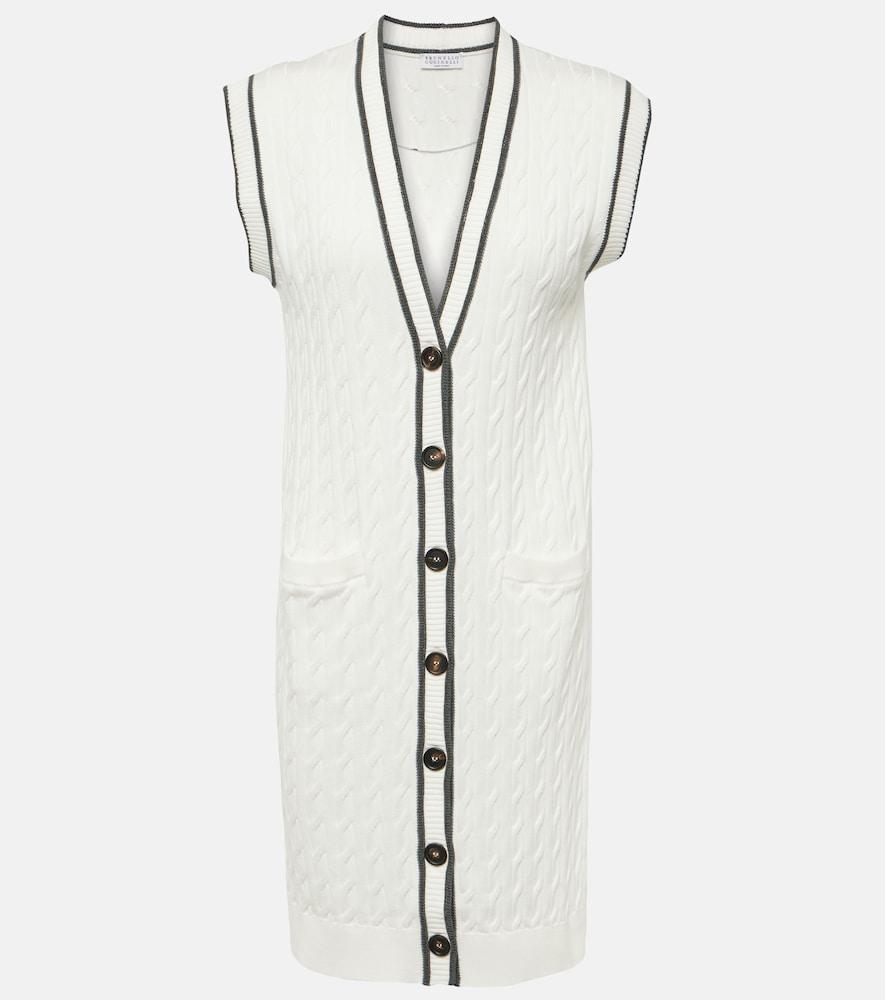 brunello cucinelli cotton cardigan