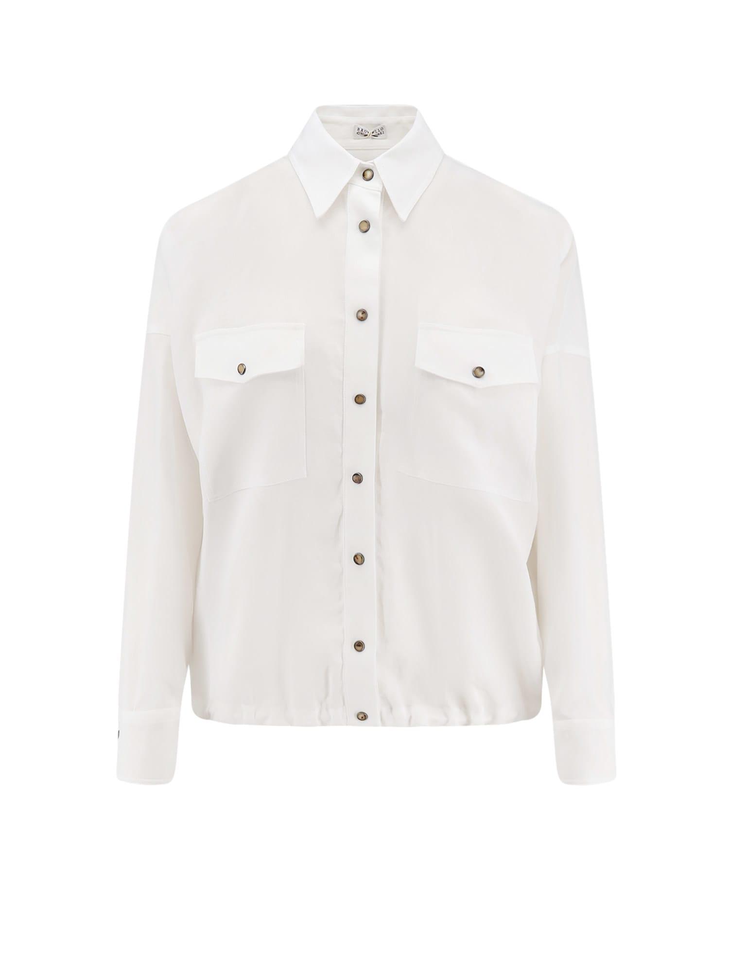 brunello cucinelli cotton shirt