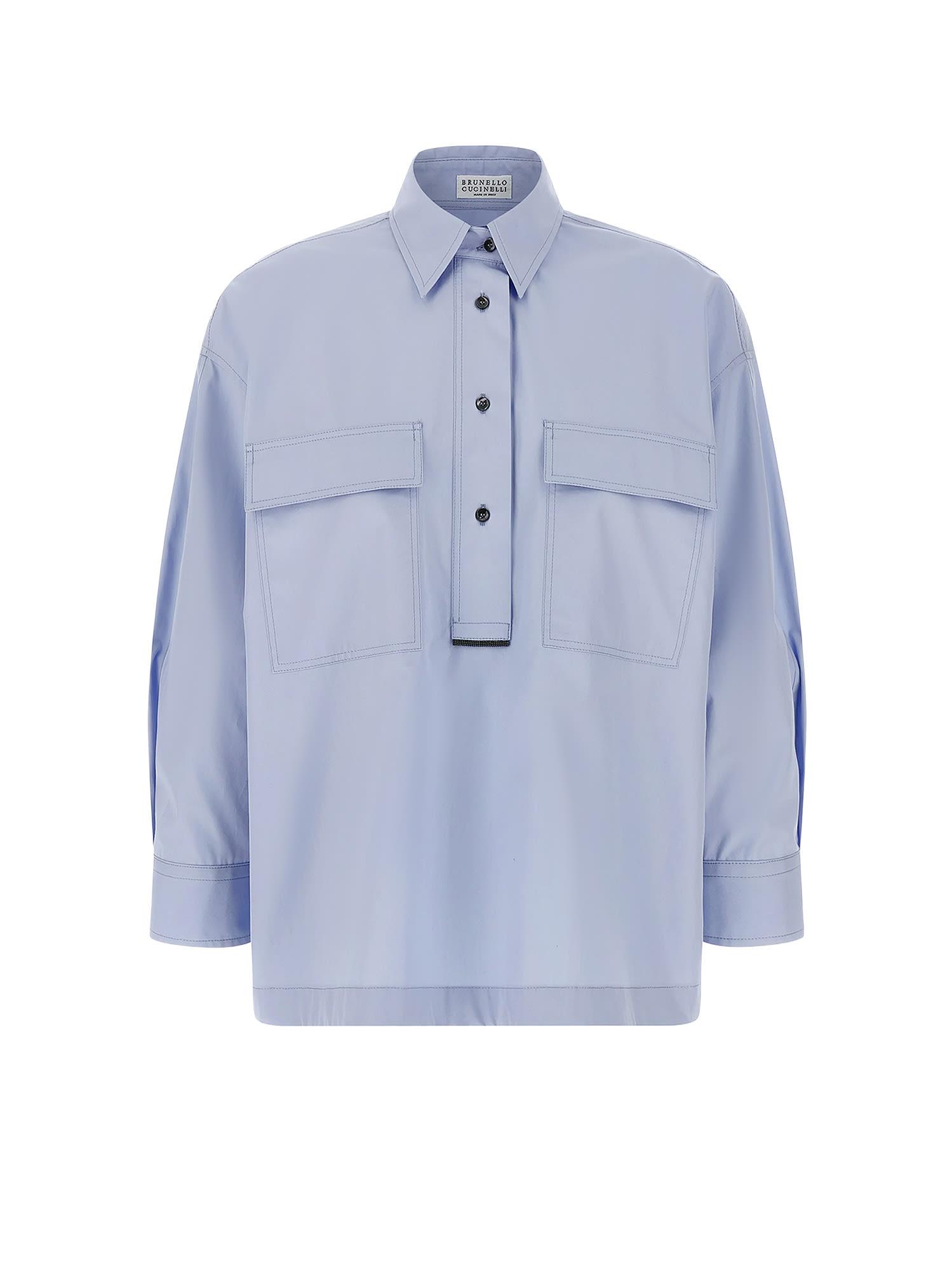 brunello cucinelli cotton shirt