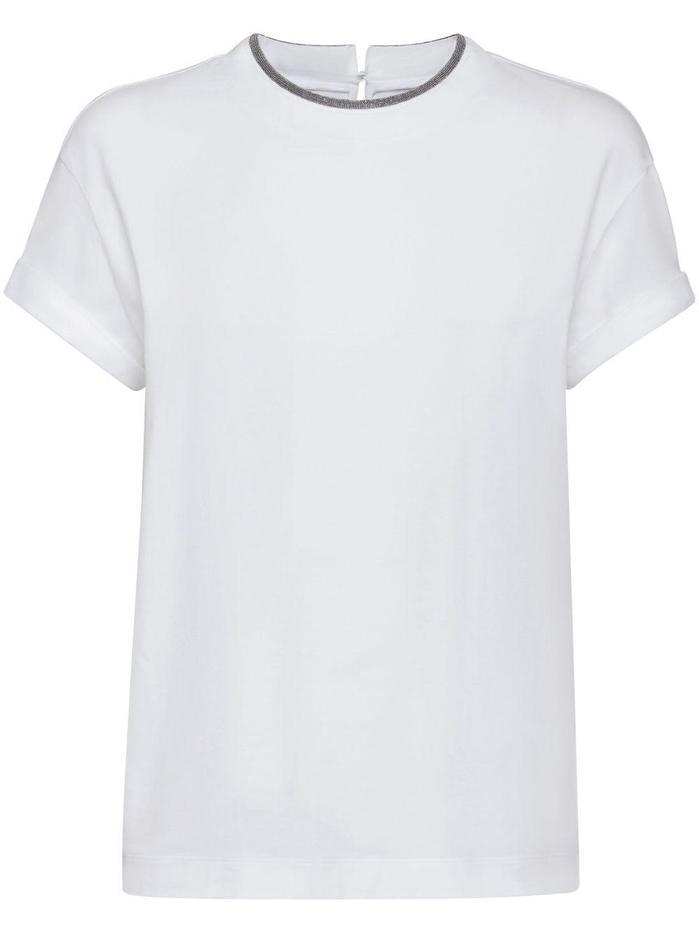 brunello cucinelli cotton t-shirt